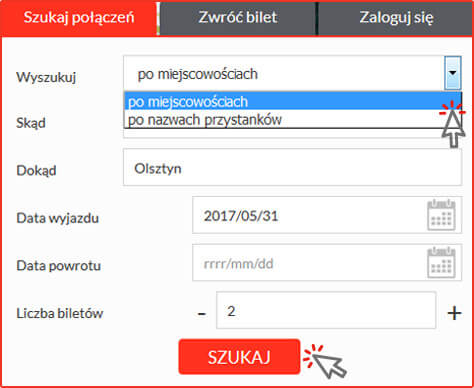 instrukcja zakupu biletów autobusowych