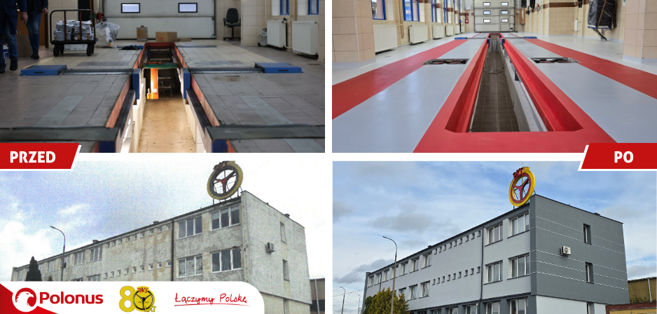 Kolaż przedstawiający zrealizowane inwestycje w 2025 roku