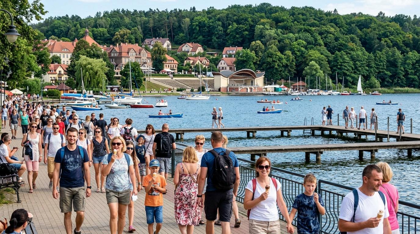 Jezioro Czos w Mrągowie